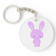 Cute Kawaii Pastel Purple Minimalist Bunny