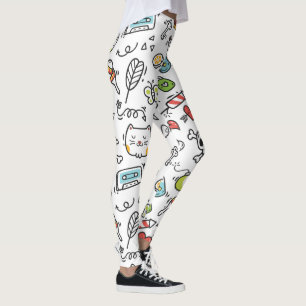 Cute Kawaii Pattern leggings
