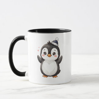 Cute Kawaii Penguin "Chillin' with My Favorite Bre Mug