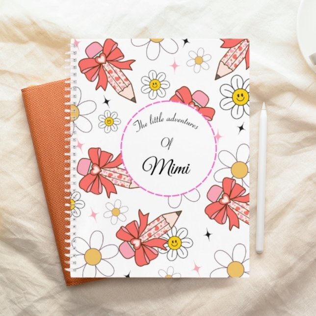 Cute Kawaii Personalized Kids Name Notebook   (Creator Uploaded)