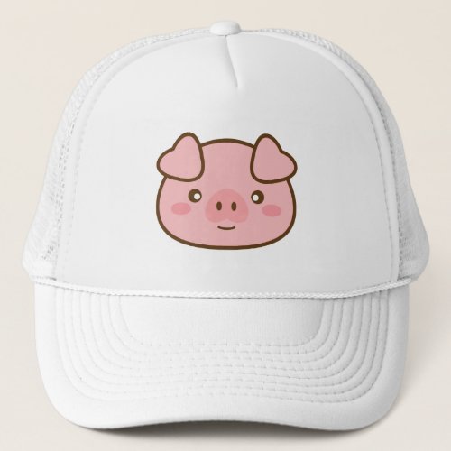 Cute Kawaii Pig Trucker Hat