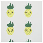 Cute Kawaii Pineapple Fabric