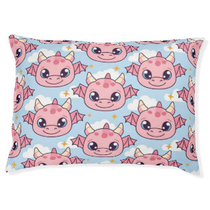 Cute Kawaii Pink Baby Dragon Fantasy Pet Bed