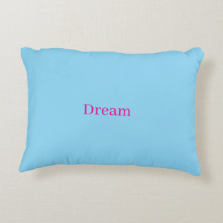 Cute Kawaii Pink Character – Dream Love Shine Accent Pillow
