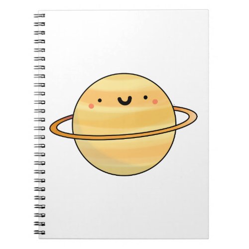 Cute Kawaii Planet Notebook