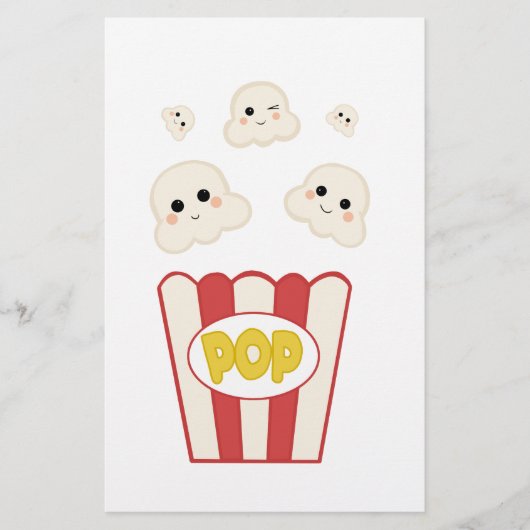Cute Kawaii Popcorn (Front)