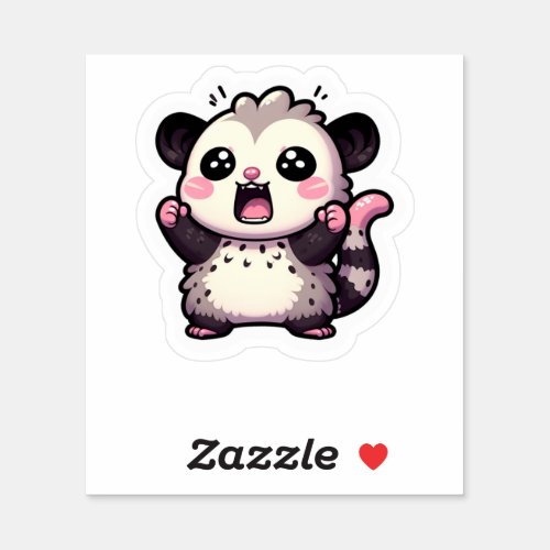 Cute Kawaii Possum Sticker