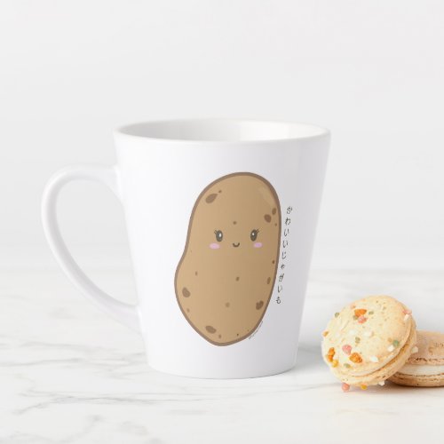 Cute Kawaii Potato Japanese Latte Mug