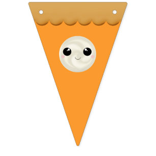 Cute Kawaii Pumpkin Pie Fall Autumn Thanksgiving Bunting Flags