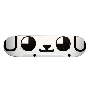 Cute Kawaii Puppy Dog Japanese Kaomoji Emoticon Skateboard