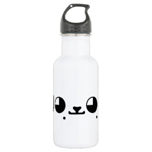Cute Kawaii Puppy Dog Japanese Kaomoji Emoticon Stainless Steel Water Bottle