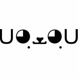 Cute Kawaii Puppy Dog Japanese Kaomoji Emoticon Statuette