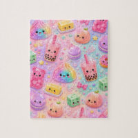 Cute Kawaii Rainbow Glitter Dumpling Squishies