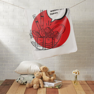 Cute Kawaii Ramen - Funny Japanese Food Baby Blanket
