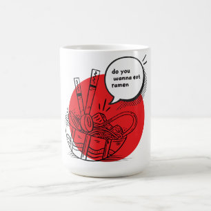 Cute Kawaii Ramen - Funny Japanese Food Coffee Mug