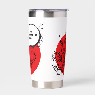 Cute Kawaii Ramen - Funny Japanese Food  Insulated Tumbler