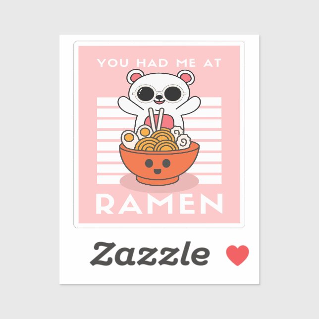 Cute Kawaii Ramen  Sticker (Sheet)