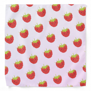 Cute Kawaii Raspberry Bandana