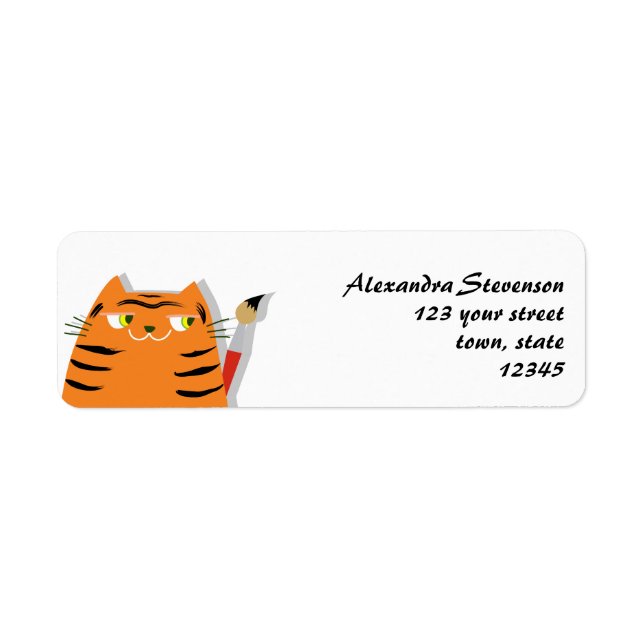 Cute Kawaii Return Address Label (Front)