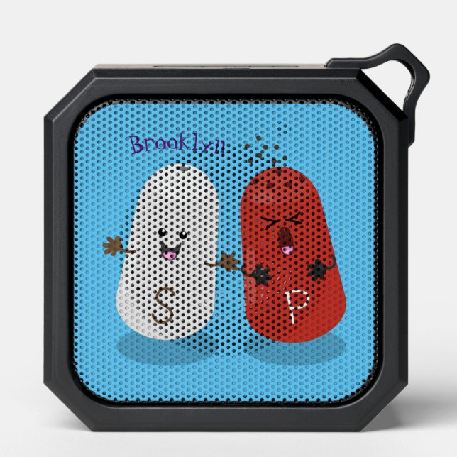 Cute kawaii salt and pepper shakers cartoon bluetooth speaker (Front)