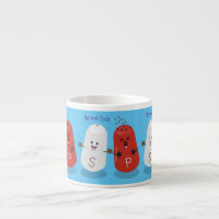Cute kawaii salt and pepper shakers cartoon