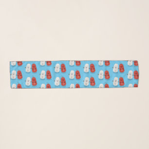Cute kawaii salt and pepper shakers cartoon scarf