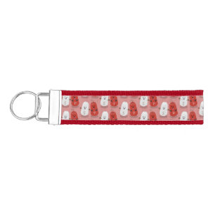 Cute kawaii salt and pepper shakers cartoon wrist keychain