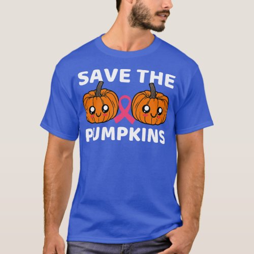 Cute Kawaii Save The Pumpkins Funny Mom Halloween T_Shirt