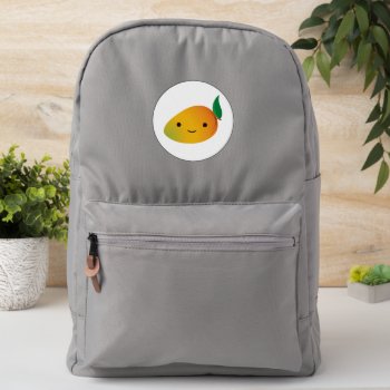 Cute Kawaii Smiling Mango  Patch by Egg_Tooth at Zazzle