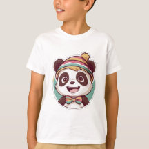 cute kawaii smiling panda