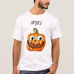 Cute Kawaii Smiling Pumpkin T-Shirt