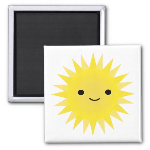 Cute Kawaii Smiling Sun Magnet