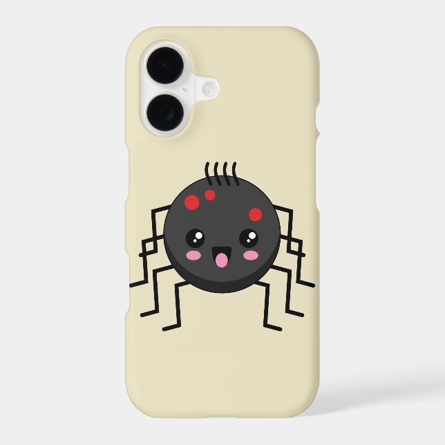 Cute Kawaii Spider Iphone Case (Back)
