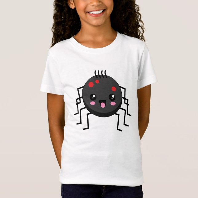Cute Kawaii Spider T-Shirt (Front)