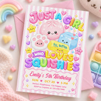 Cute Kawaii Squishies Girl Birthday Party