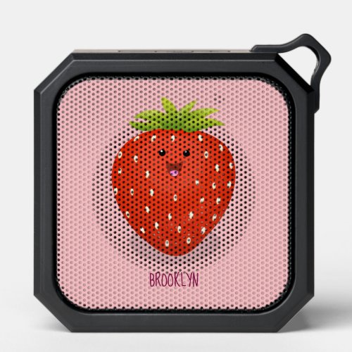 Cute kawaii strawberry cartoon illustration bluetooth speaker