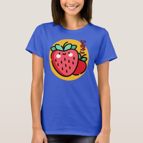 Cute Kawaii Strawberry Day T_Shirt