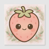 Cute Kawaii Strawberry Magnet (Front)