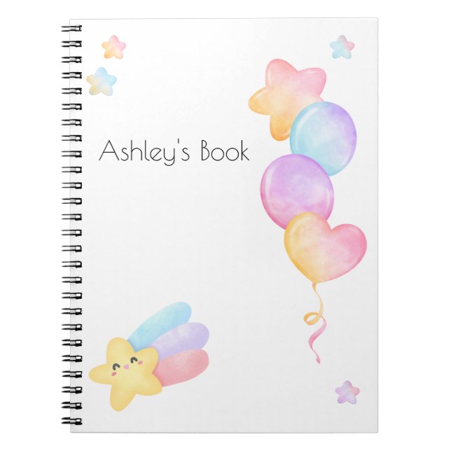 Cute Kawaii style notebook (Front)