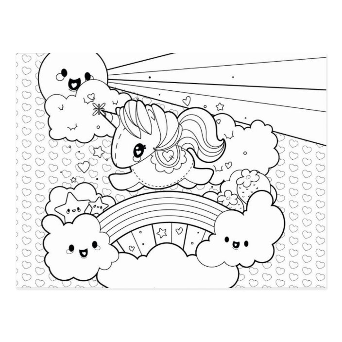 Featured image of post Kawaii Unicorn Coloring Pages Cute : See more ideas about cute drawings, kawaii drawings, cute kawaii drawings.
