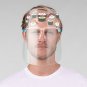 Cute Kawaii Sushi Food Restaurant Face Shield (Insitu)