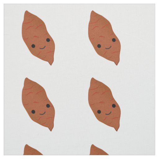 Cute Kawaii Sweet Potato Fabric