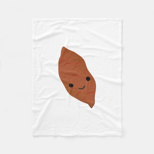 Cute Kawaii Sweet Potato Fleece Blanket