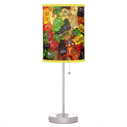 cute kawaii sweets colorful candy bear gummy table lamp