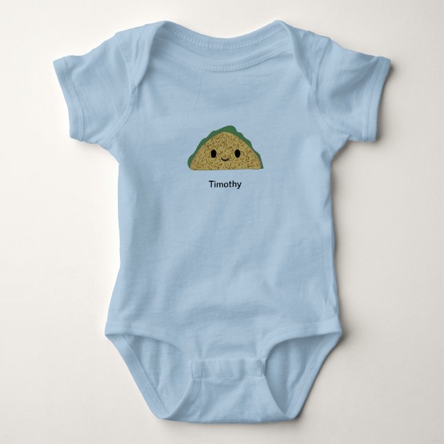Cute Kawaii Taco Baby Bodysuit (Front)
