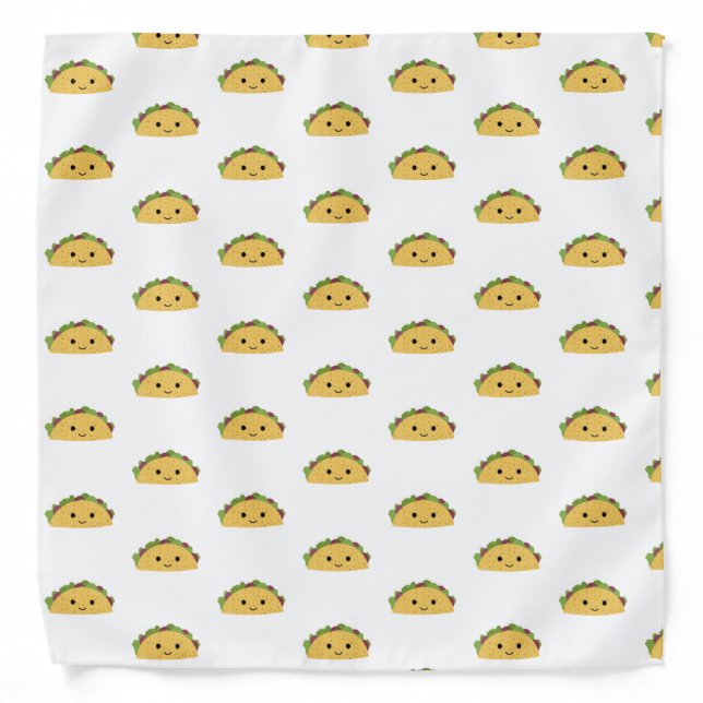 Cute Kawaii Taco Bandana (Front)