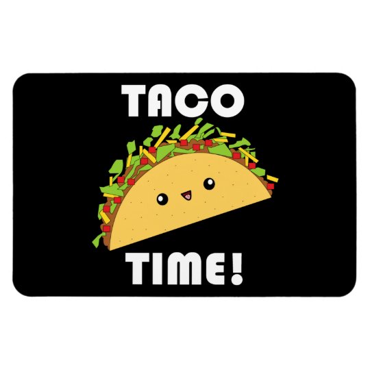  Cute kawaii Taco Time Magnet Zazzle com