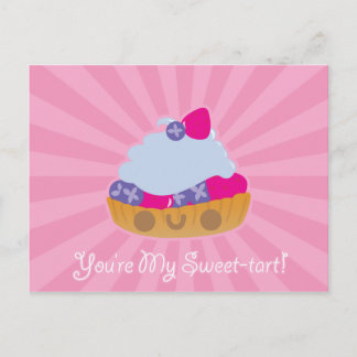 Cute Kawaii Tart Postcard