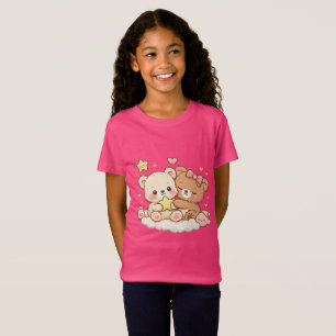 Cute Kawaii Teddy Bears Kids T-Shirt