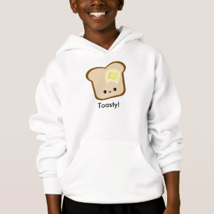 Cute Kawaii Toasty! Toast and Butter kids hoodie